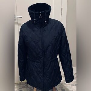 Weatherproof Full Zip Black Quilted Jacket